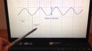 Calculations using a spirometer trace [upl. by Adamok605]