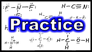 Lewis Theory VII Practice with Lewis Structures [upl. by Arahs590]