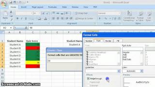 Color Coding Data in MS Excel [upl. by Mollee995]