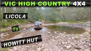 4WD Tracks From Licola To Howitt Hut   Cracking Storm Rolled In [upl. by Noyes]