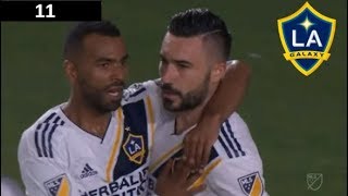 Romain Alessandrini All 11 Goals LA Galaxy MLS 2018 [upl. by Sill]