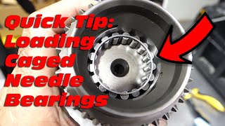 How to Load a Muncie 4 speed Caged Needle Bearing [upl. by Greer497]