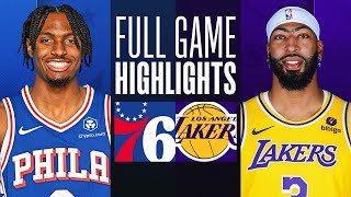 76ERS at LAKERS  FULL GAME HIGHLIGHTS  March 22 2024 [upl. by Aztinaj]