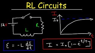 RL Circuits  Inductors amp Resistors [upl. by Nnaitak623]