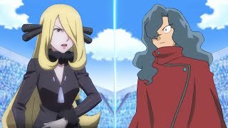 Pokémon Battle USUM Cynthia Vs Tobias Pokemon Sinnoh League [upl. by Ettenyar]