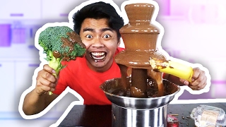 CHOCOLATE FONDUE CHALLENGE [upl. by Belda628]