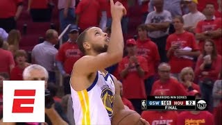 Best moments from Warriors defeating Rockets in Game 7 of 2018 Western Conference finals  ESPN [upl. by Ainadi820]