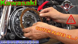 KAWASAKI VULCAN 1500 2004 How to change clutch  replacement by The Old Mechanic PART 4 👨‍🔧🏍 [upl. by Perkoff]