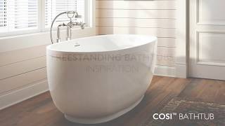 Jacuzzi® Freestanding Bathtubs at Home Depot [upl. by Enoj707]