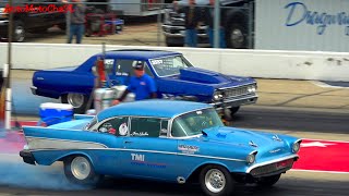 DRAG RACING OLD SCHOOL CARS 70s and OLDER AT BYRON DRAGWAY [upl. by Ecnadnac]