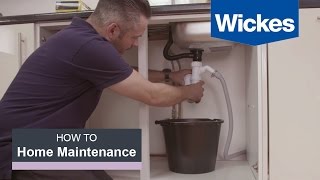 How to Fix a Leaking Sink with Wickes [upl. by Gnart782]