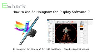 How to use 3d hologram software and edit display content for 3D hologram fan Free 3d hologram video [upl. by Madeleine]