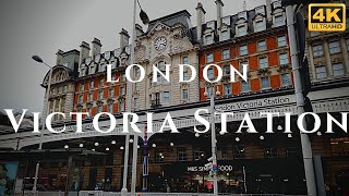 London Victoria Station Walk Through England 4K [upl. by Campman]