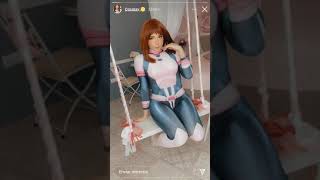 Uchako uraraka cosplay sweetiefox [upl. by Hermina]