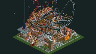 Roller Coaster Tycoon Micro Park Timelapse [upl. by Sum]