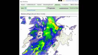 Regenradar und Regenprognose von searchch [upl. by Kiryt]