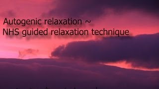 Autogenic Relaxation from the NHS for pain relief [upl. by Bunni]