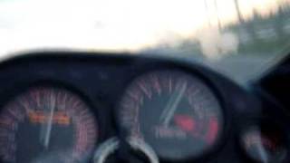 Top Speed ZZR 1100 295kph [upl. by Odlabso]