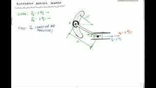 Acceleration Analysis Example Part 1 of 3  Engineering Dynamics  Rigid Body Kinematics [upl. by Pettit]