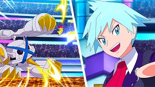 ASH VS STEVEN  Full Battle  Pokemon AMV [upl. by Anitnamaid]