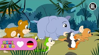 DIE TIERE AUS DEM GROßEN ZOO  Kinderlieder  Mini Disco [upl. by Consalve]