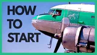 Starting Radial Engines with Buffalo Joe  DC3 MASTER CLASS [upl. by Rekcut986]