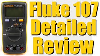 Fluke 107 Multimeter Detailed Review  0085 [upl. by Airb]