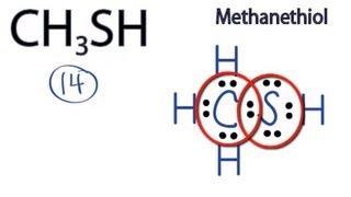 CH3SH CH4S Lewis Structure [upl. by Jaala]