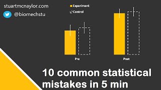 Ten Statistical Mistakes in 5 Min [upl. by Dupuy]