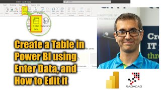 Create a Table in Power BI using Enter Data and How to Edit it [upl. by Eseret]