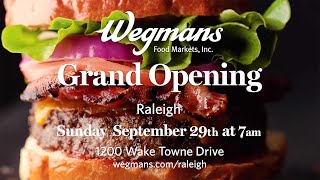 Wegmans Raleigh Grand Opening Burger [upl. by Balas]