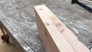 Making inexpensive beams from framing lumber Pt 1 [upl. by Zetnod]