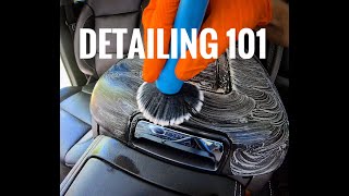 INTERIOR DETAILING 101  Everything I know step by step ASMR [upl. by Raven]