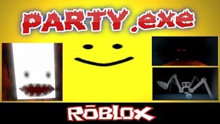 PARTYexe All Endings By 8DSK Roblox [upl. by Yenhpad]