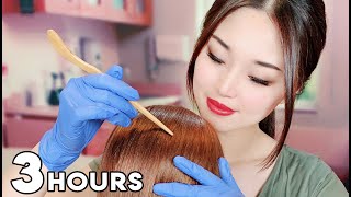 ASMR Sleep Time  3 Hours of Hair Treatments [upl. by Sosthenna5]