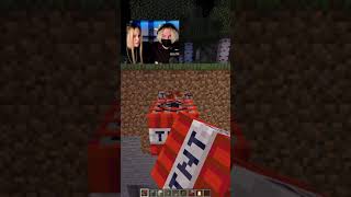 Unusual prank over a villager in Minecraft 😏 Shorts [upl. by Stephenie932]