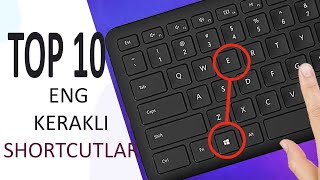 Eng kerakli 10 ta siz bilmagan shortcutlar 10 amazing shortcuts 10 лучшие горячие клавиши [upl. by Notelrac]