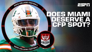 CFP Rankings Debate Miami vs Alabama  The Kickoff [upl. by Adnolahs645]