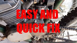 How To Fix A Clutch That Doesnt Disengage  Motorized Bike [upl. by Del245]