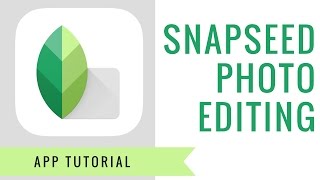 Snapseed Photo Editing App Tutorial [upl. by Rayle772]