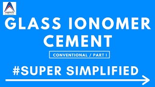 Glass Ionomer Cement  Dental Cement [upl. by Philipines]