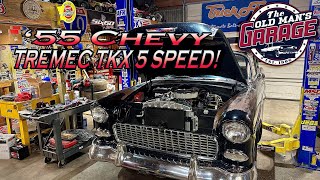 MUNCIE 4spd to TREMEC TKX 5 SPEED SWAP Hanlon Motorsports sells EVERYTHING YOU NEED [upl. by Pablo]