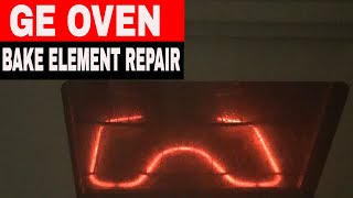 HOW TO REPLACE THE BAKE ELEMENT IN A GE OVEN [upl. by Otsugua]