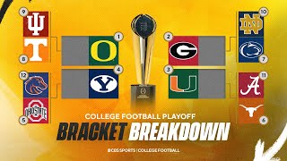 CFP Rankings Released Breaking down the 12team bracket from Week 11 [upl. by Linson]