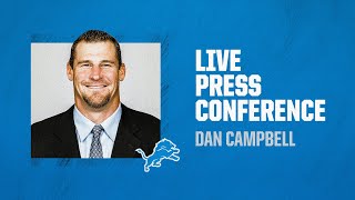 Dan Campbell introductory press conference [upl. by Shanney146]