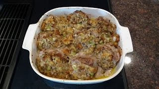 Baked Stuffed Pork Chops [upl. by Aytak]