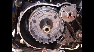 Kawasaki ZRX 1200  1100 clutch replacement [upl. by Tenom]