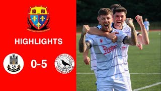 Caerleon 05 Cwmbrân Town  Gwent FA Senior cup  Quarter final highlights [upl. by Opiak366]