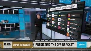 PREDICTING THE CFP BRACKET 👀  The College Football Show [upl. by Elimac]