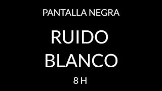 RUIDO BLANCO RELAJANTE PERFECTO PARA DORMIR  PANTALLA NEGRA [upl. by Silenay250]